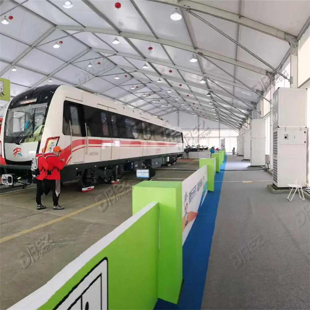 Drez air conditioning cools down in exhibition tents