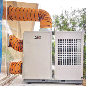 Outdoor activity tent air conditioning cooling unit