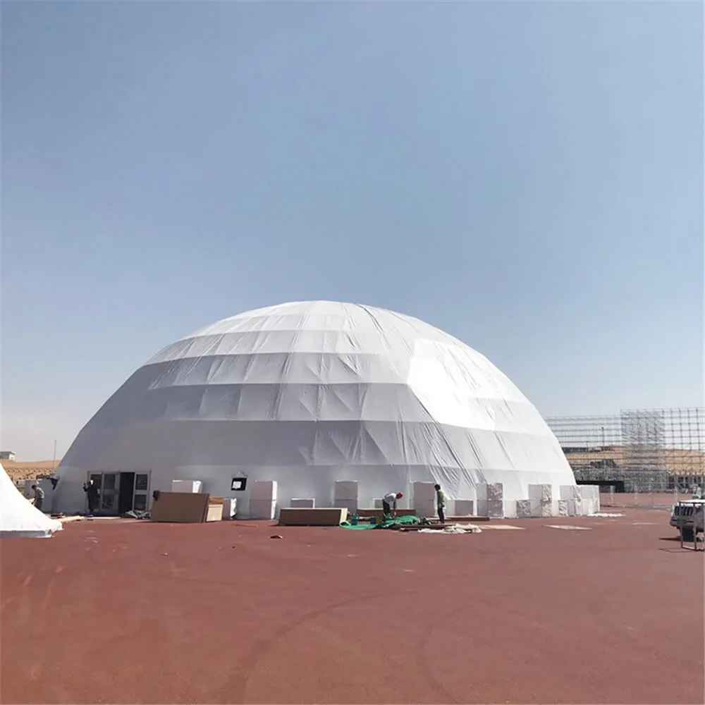 Cooling solutions for dome and inflatable tents