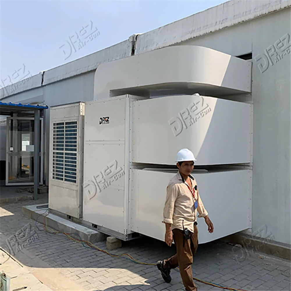 Air conditioning cooling unit for outdoor exhibition tents