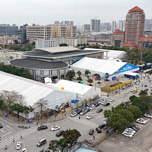 Commercial tent air conditioners at home appliance exhibitions