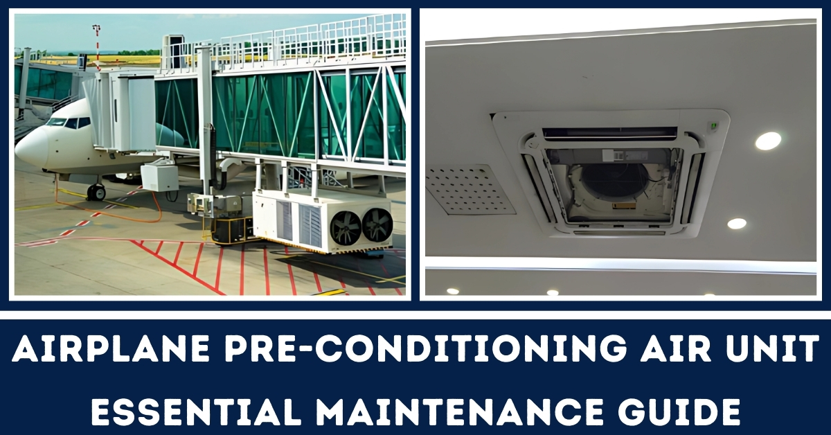 Guides de maintenance essentielle de l'unité aérienne préconditionnée de l'avion