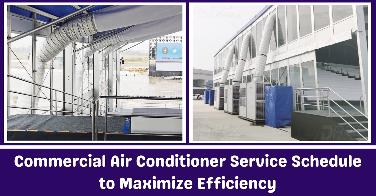 Commercial Air Conditioner Service Schedule to Maximize Efficiency