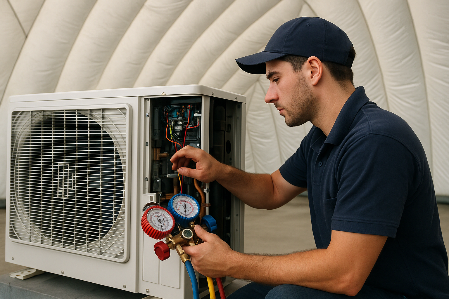 Best Air Dome Air Conditioner Service for Industrial and Temporary Structures