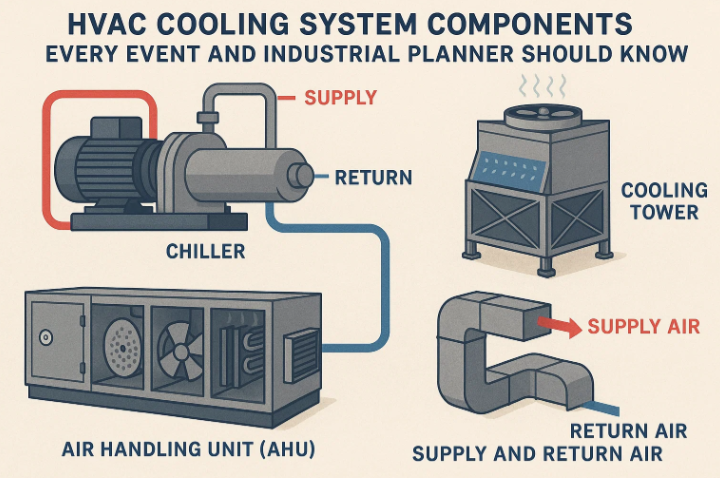HVAC Cooling System Components Every Event and Industrial Planner Should Know