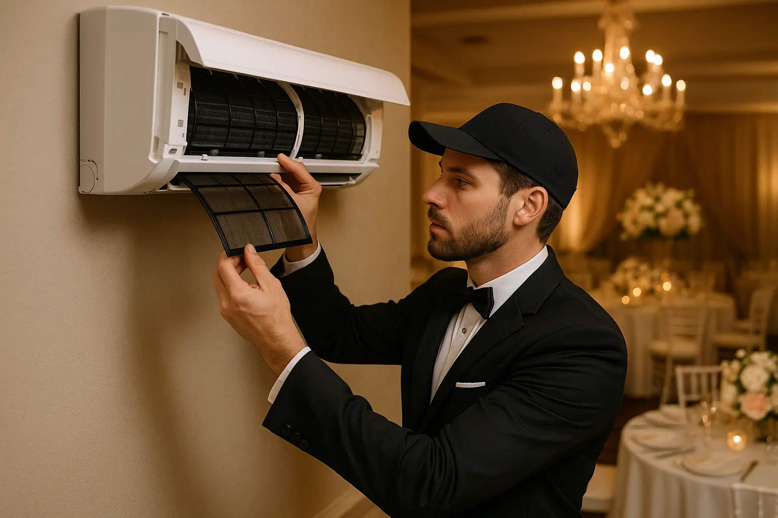 Wedding Air Conditioner Maintenance Solutions for Outdoor Events