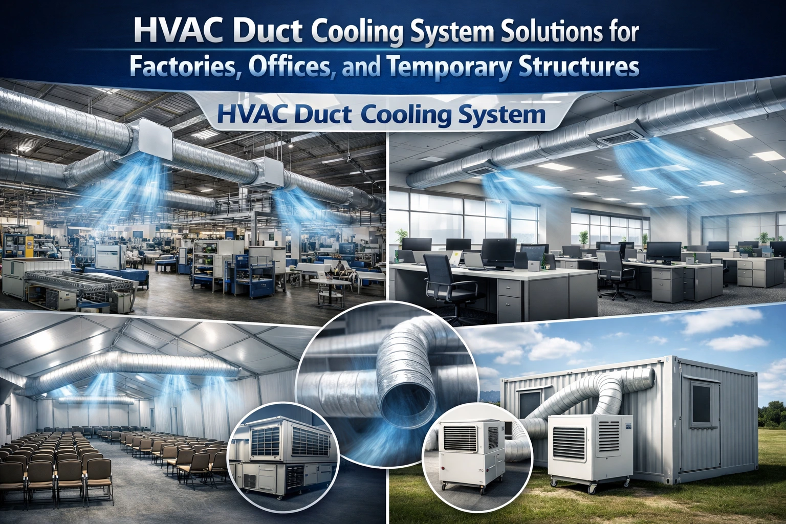 HVAC duct cooling system