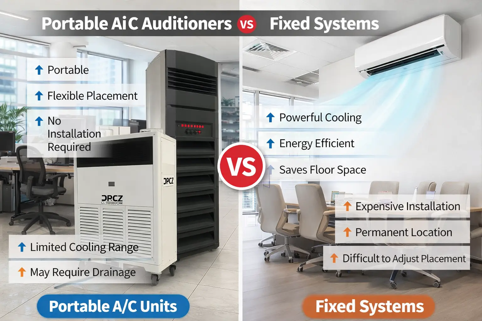 Portable Air Conditioner Commercial Units vs Fixed Systems: Pros and Cons