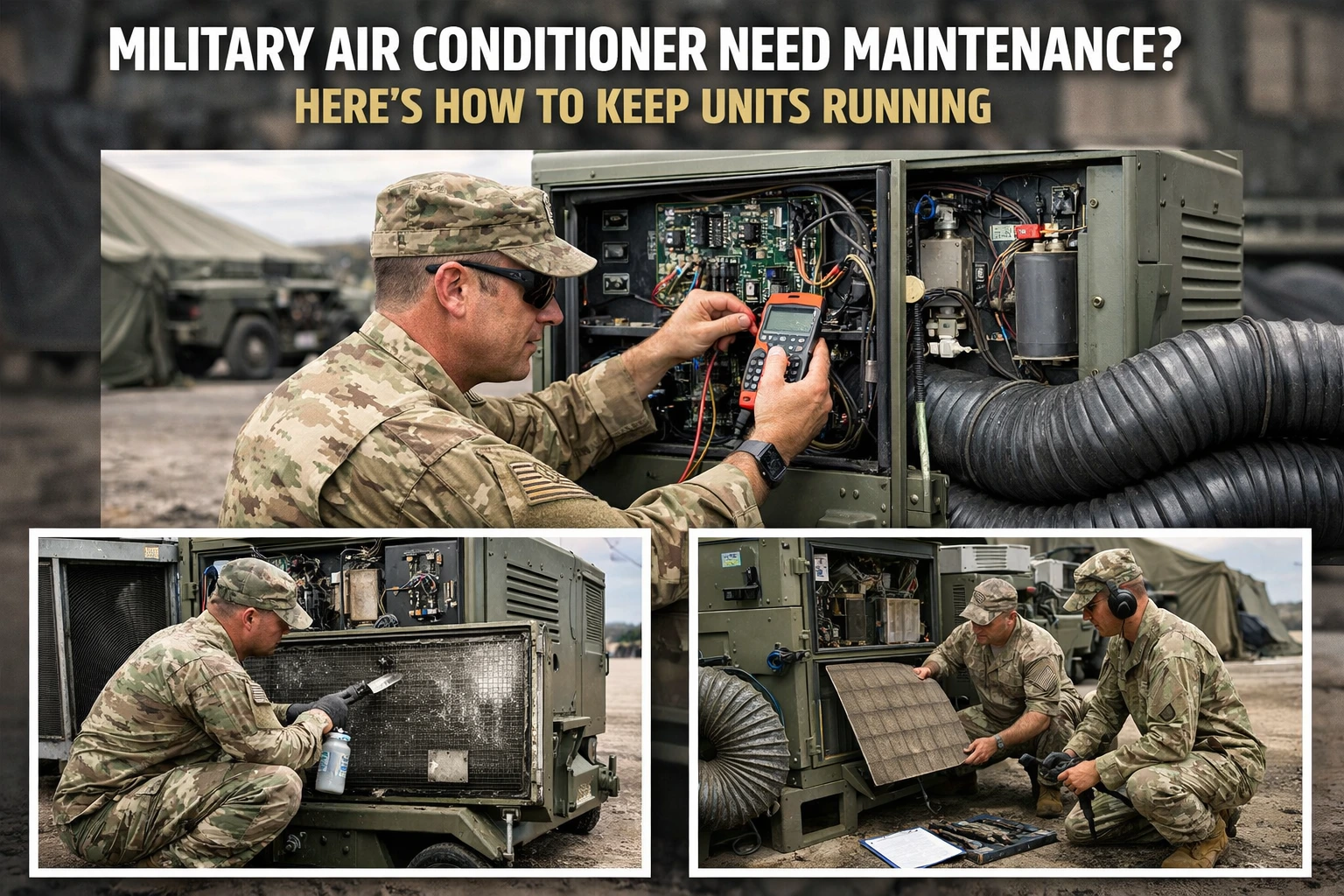 Military Air Conditioner Need Maintenance? Here’s How to Keep Units Running