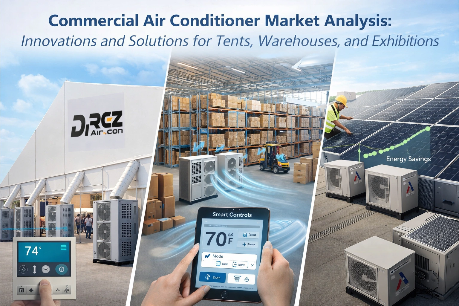 Commercial Air Conditioner Market Analysis: Innovations and Solutions for Tents, Warehouses, and Exhibitions