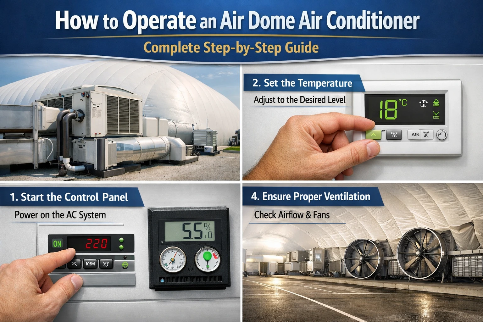 How to Operate an Air Dome Air Conditioner: Complete Step-by-Step Guide