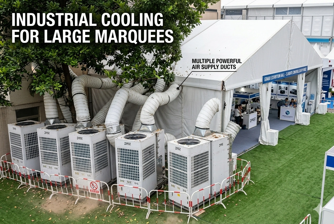 Industrial Air Conditioner for Temporary Structures Used in Events, Exhibitions & Tents