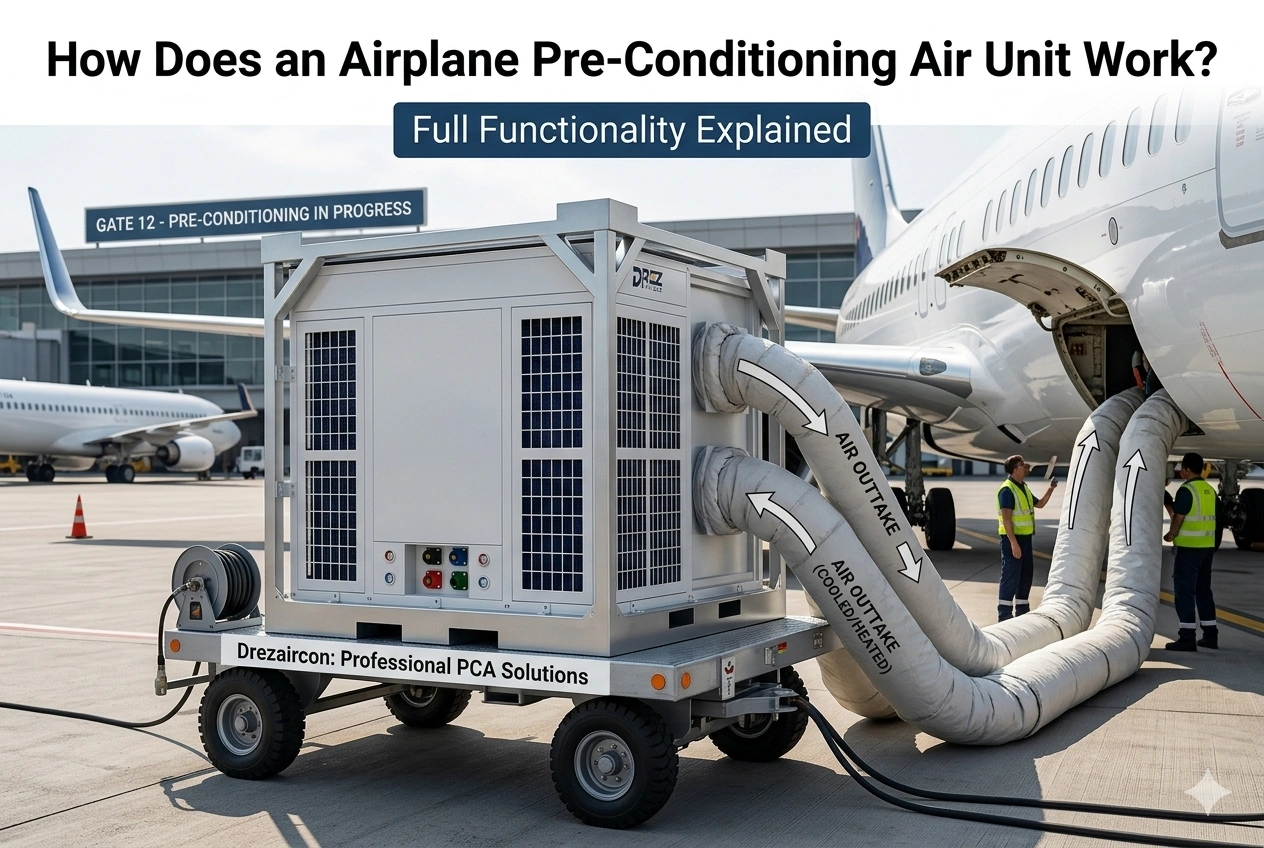 How Does an Airplane Pre-Conditioning Air Unit Work? Full Functionality Explained