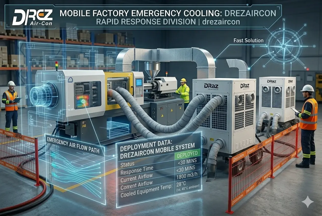 Mobile Factory Air Conditioner for Emergency Cooling: Fast Industrial HVAC Solutions