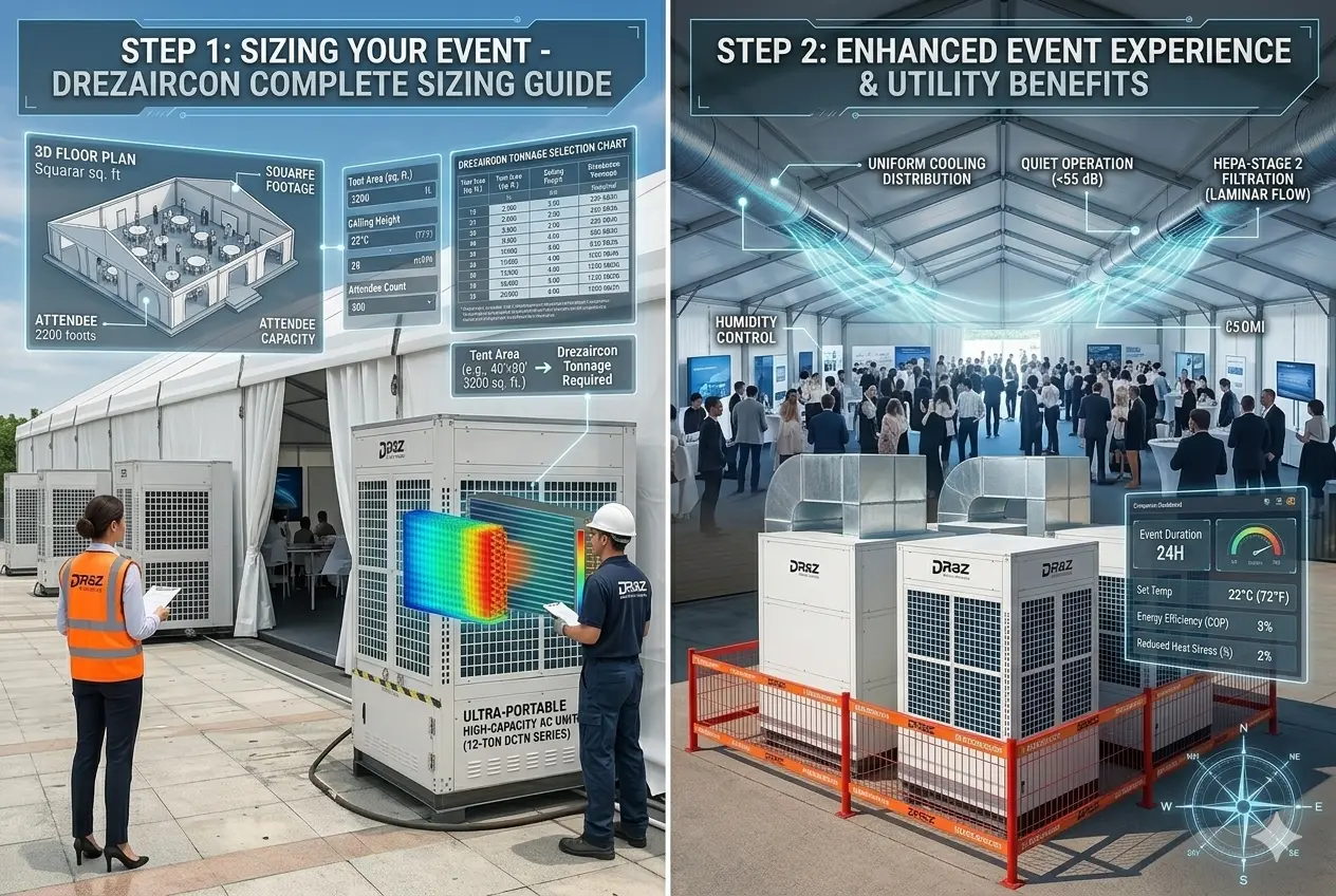 How to Choose the Right Tent Air Conditioner Size for Large Outdoor Events (Complete Sizing Guide)