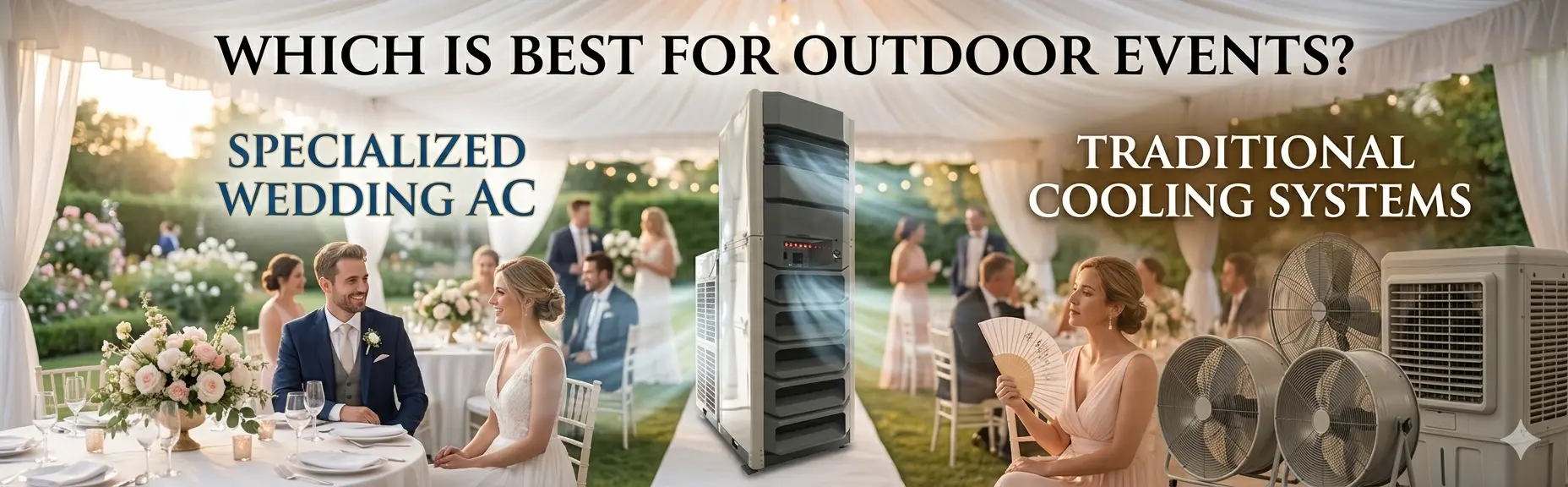 Wedding Air Conditioner vs Traditional Cooling Systems: Which Is Best for Outdoor Events?