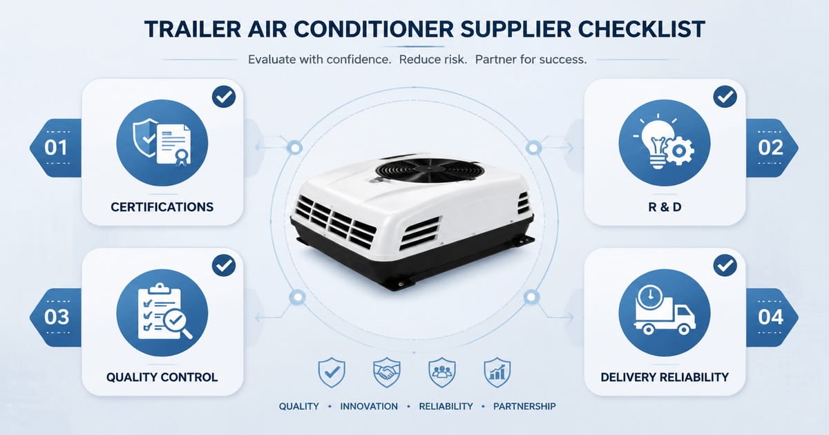 Top 10 Trailer Air Conditioning Manufacturers In China (2026 Updated: Expert Selection Guide)