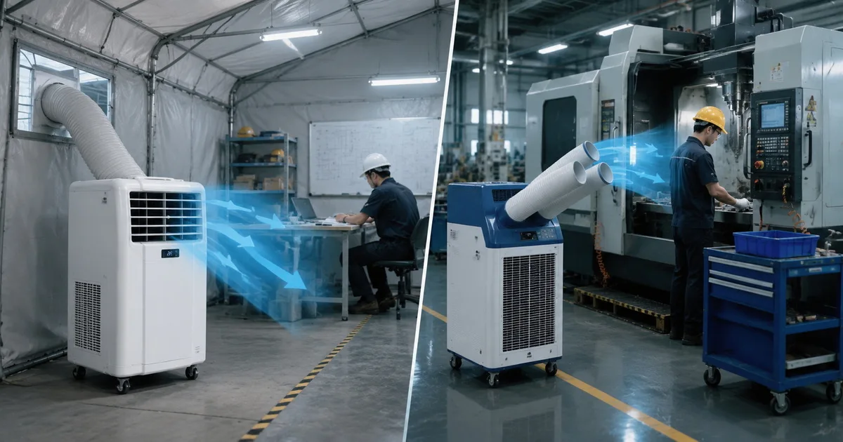 Aire acondicionado móvil vs enfriador industrial puntual: ¿cuál funciona mejor en refrigeración de emergencia?