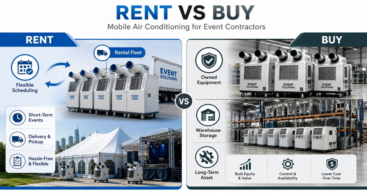 Mobile Air Conditioning Rental vs Purchase: Which Model Is Better for Event Contractors?
