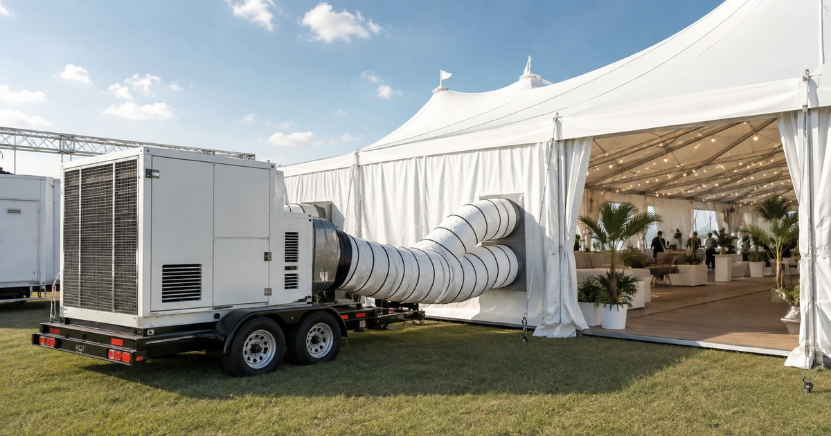 Trailer Air Conditioning for Outdoor Festivals: Advantages Over Portable Air Conditioners