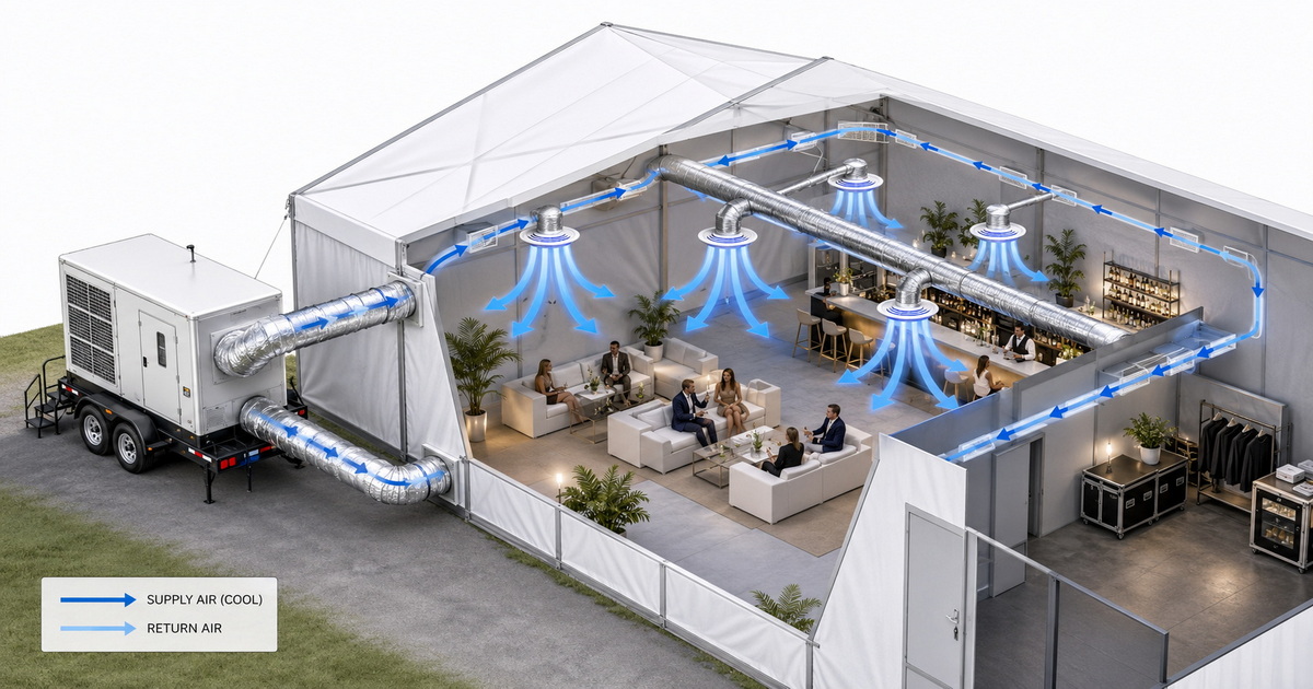 Trailer Air Conditioning for Outdoor Festivals: Advantages Over Portable Air Conditioners