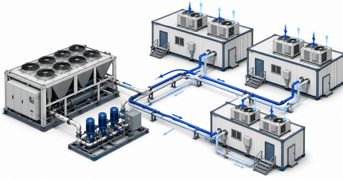 Trailer Air Conditioning vs Central Chiller System for Temporary Infrastructure Projects