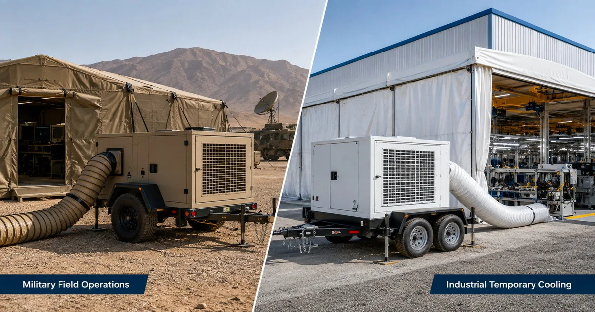 Trailer Air Conditioning for Military Field Operations vs Industrial Temporary Cooling