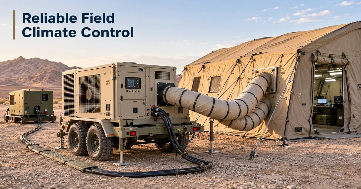 Trailer Air Conditioning for Military Field Operations vs Industrial Temporary Cooling