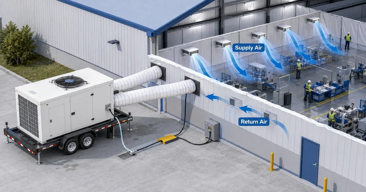Trailer Air Conditioning for Military Field Operations vs Industrial Temporary Cooling
