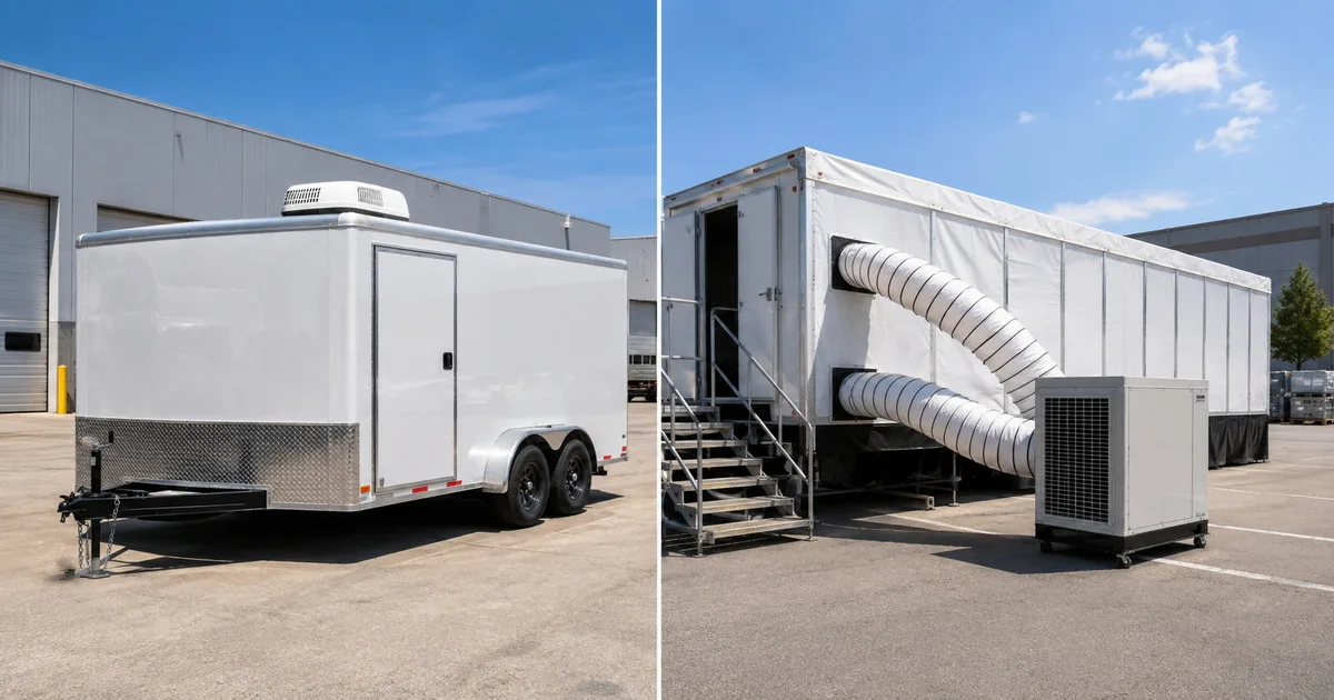 Trailer Air Conditioning vs Ducted Portable Systems: Which Handles High Heat Loads Better?