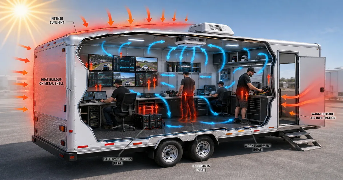 Trailer Air Conditioning vs Ducted Portable Systems: Which Handles High Heat Loads Better?