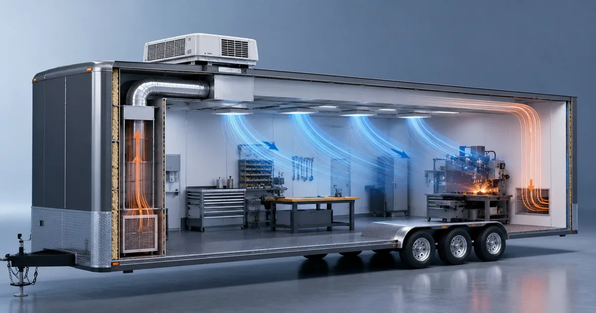 Trailer Air Conditioning vs Ducted Portable Systems: Which Handles High Heat Loads Better?