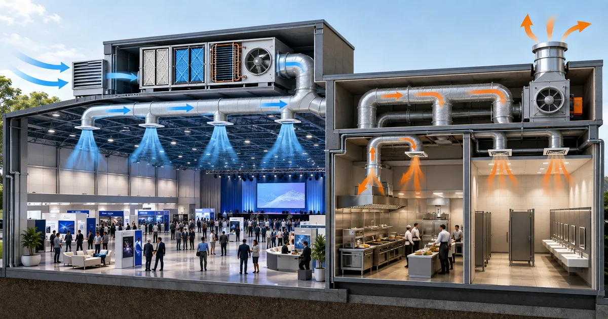 Fresh Air Conditioning vs. Exhaust Ventilation Systems: Which Is Better for Large Events?