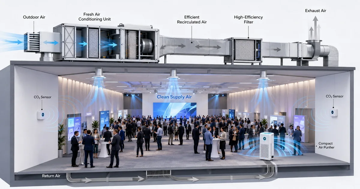 Ar Condicionado de Ar Fresco vs. Ar Condicionado de Recirculação: Qual é Mais Seguro para Eventos Lotados?