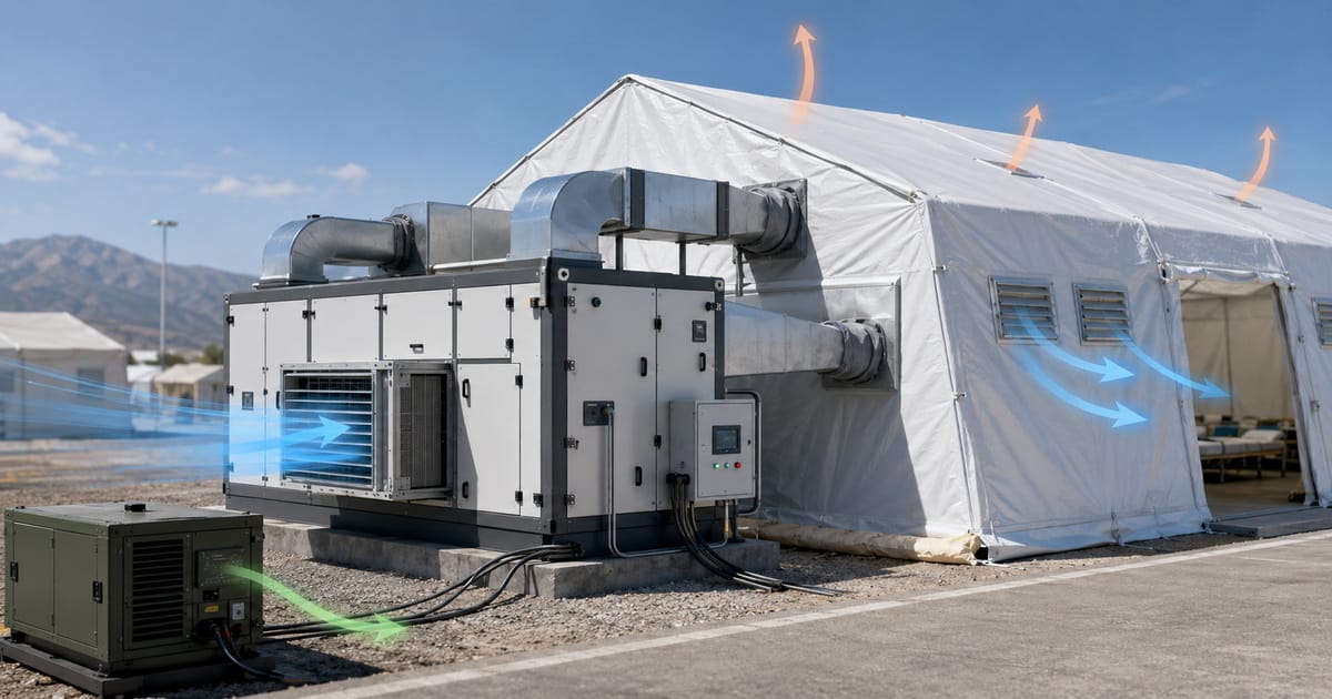 Aire acondicionado para refugios de emergencia vs. sistemas de refrigeración HVAC estándar