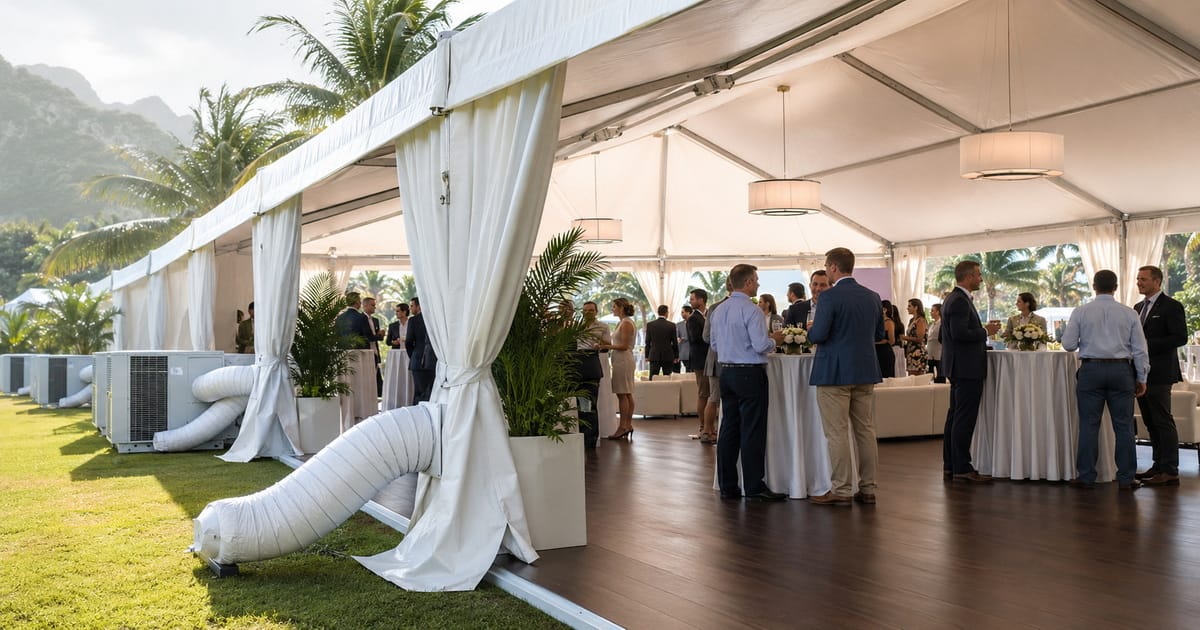 Fresh Air Conditioning vs. Dehumidification Systems: What Matters More in Humid Outdoor Events?